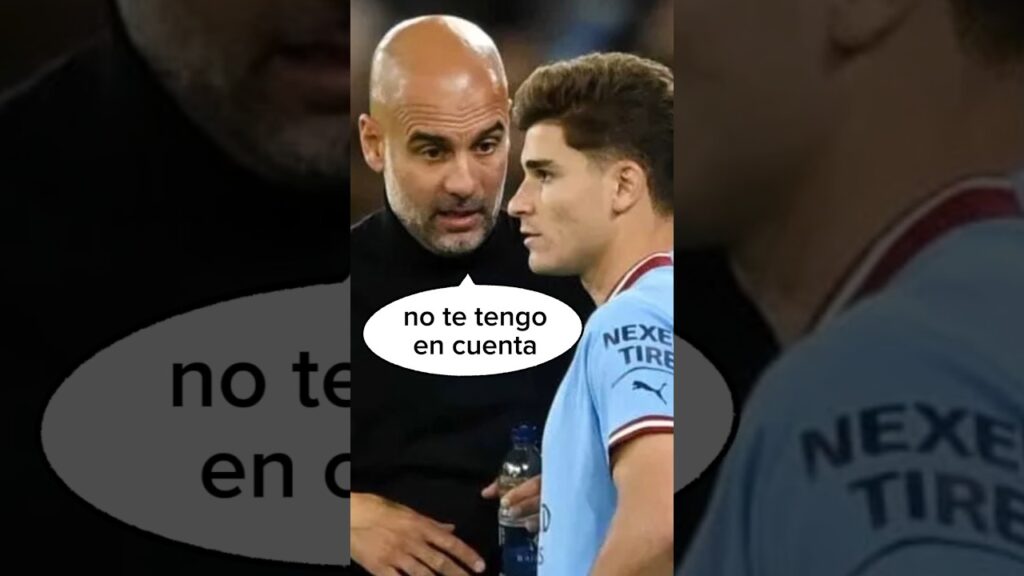 NARRADOR ARGENTINO ENOJADO CON GUARDIOLA POR EL DESTRATO A JULIÁN ALVAREZ 🔥