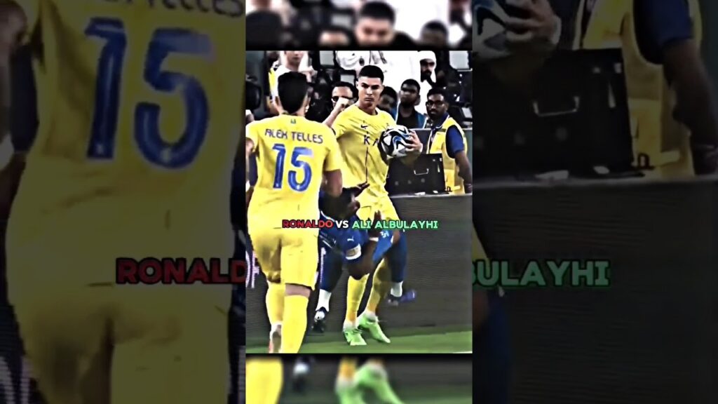 Ali albulayhi got destroyed by Ronaldo 🤣🥵|#shorts #viral #ronaldo |