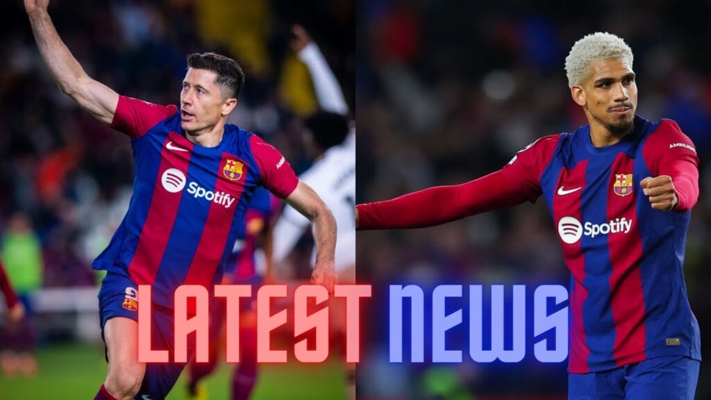 Lewandowski determined to stay at Barca! 🔈| Ronald Araujo's future is decided! ⚠️