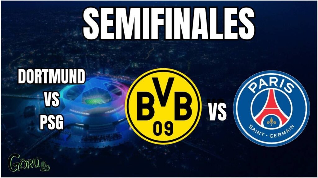BORUSSIA DORTMUND VS PSG EN VIVO | SEMIFINALES IDA | CHAMPIONS LEAGUE | NARRACION EN VIVO