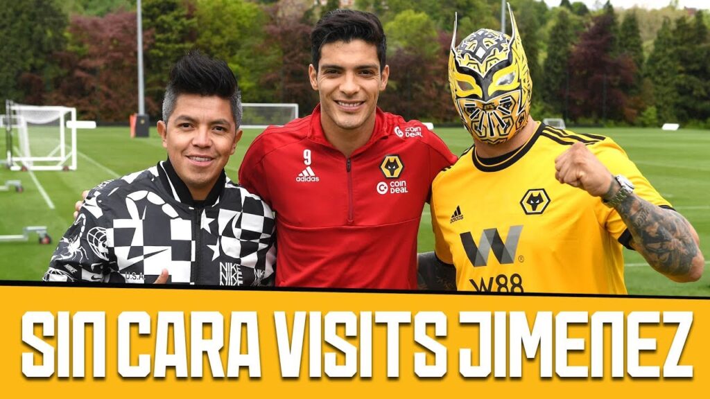 MEXICAN WWE SUPERSTAR SIN CARA VISITS RAUL JIMENEZ! (FT CLINICA DE FUTBOL) MEXICAN WWE SUPERSTAR SIN CARA VISITS RAUL JIMENEZ! (FT CLINICA DE FUTBOL)