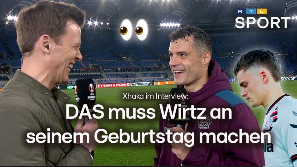 Granit Xhaka über das Hinspiel in Rom, den Geburtstag von Florian Wirtz und die Reife seines Teams