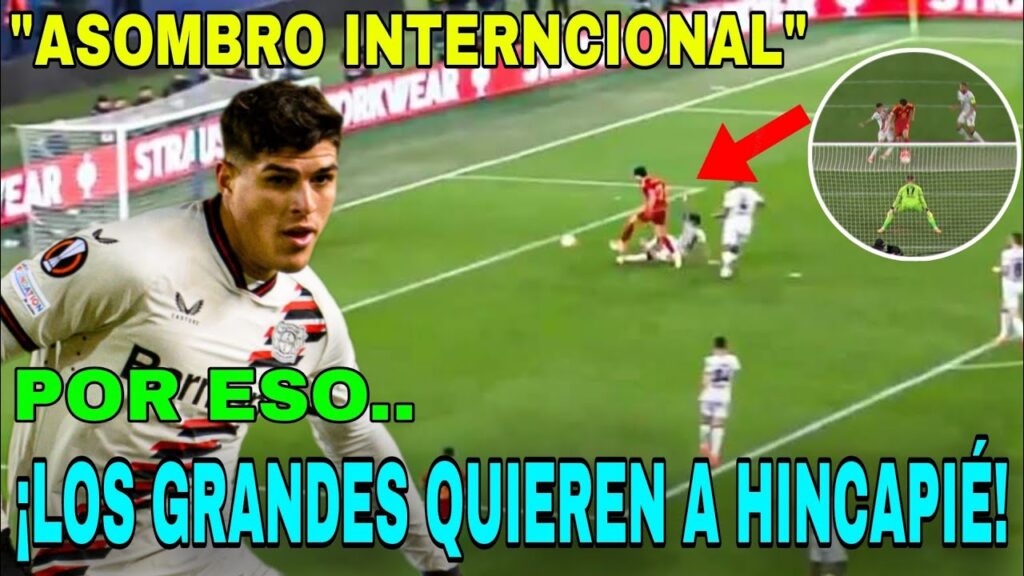 Prensa Internacional "IMPACTADA con PIERO HINCAPIÉ frente a Roma" | QUE NIVEL de HINCAPIÉ 🇪🇨