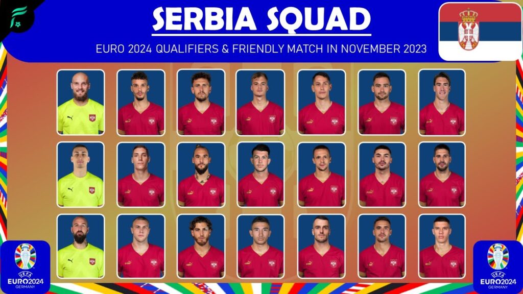 🔴🔴 SERBIA 🇷🇸 SQUAD for EURO 2024 Qualifiers & Friendly Match in November 2023 | FAN Football