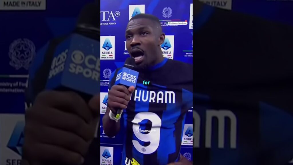 Marcus Thuram speaks after winning a Scudetto in his first season with Inter 🏆💙