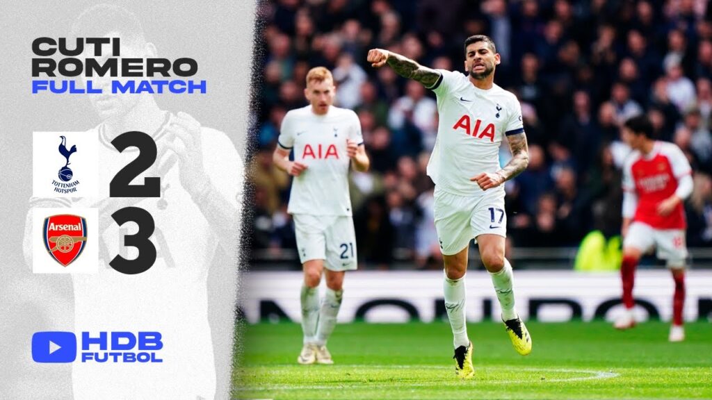 𝑪𝒖𝒕𝒊 𝑹𝒐𝒎𝒆𝒓𝒐 vs 𝑨𝒓𝒔𝒆𝒏𝒂𝒍 | El mejor del Tottenham, defendio, presionó, robó y metió un golazo