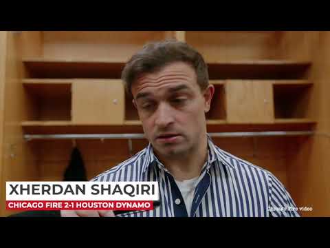 Midfielder Xherdan Shaqiri Chicago Fire 2-1 Houston Dynamo Soldier Field #yodeportes