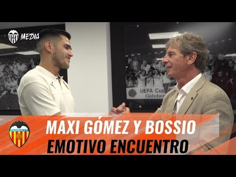 EL EMOTIVO ENCUENTRO ENTRE BOSSIO Y MAXI GÓMEZ