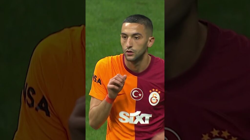 🔥 Hakim Ziyech, Ceza Sahası Dışından Gollerine Devam Ediyor! #shorts #galatasaray