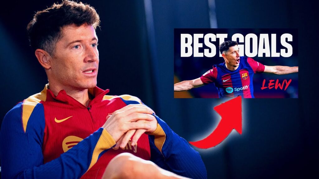 LEWANDOWSKI PICKS his TOP 5 GOALS | FC Barcelona ⚽🔝