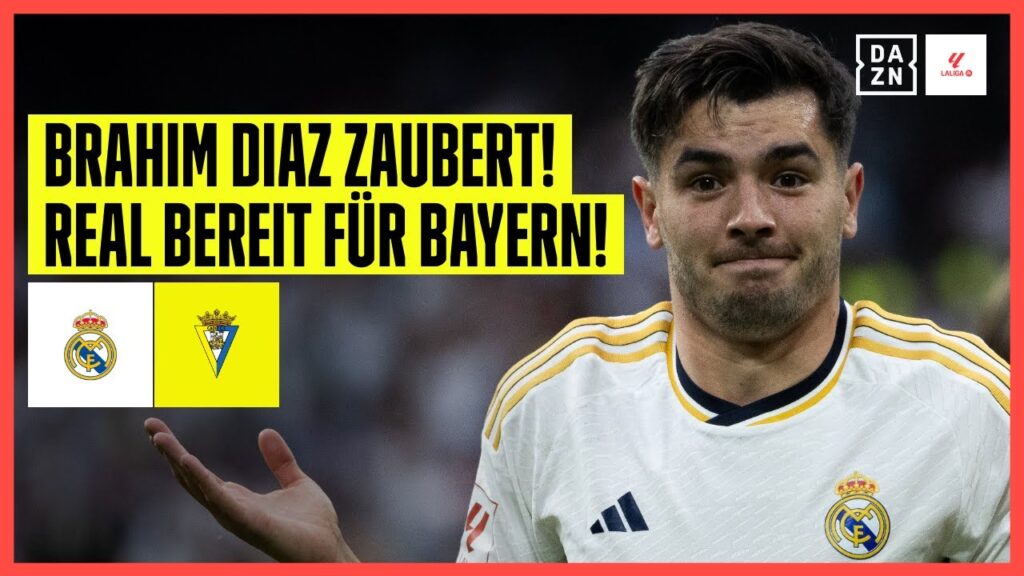 Courtois-Comeback, Diaz mit Traumtor & Blitz-Joker Bellingham: Real Madrid - Cadiz | LaLiga | DAZN