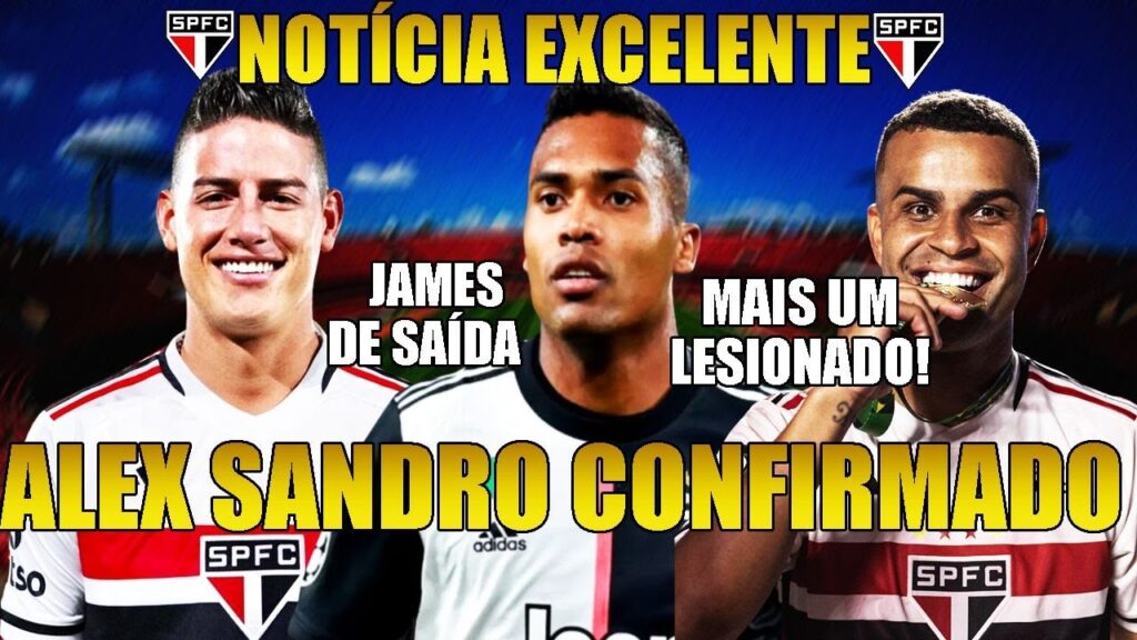 CONFIRMADO!SÃO PAULO  NEGOCIA COM ALEX SANDRO!JAMES ENTROU EM CONTATO COM ALEX!ALISSON PREOCUPA E+