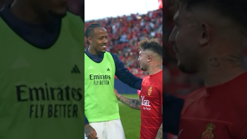 RESPECT! Maffeo asks Militao about his injury 🥹🤝🏻