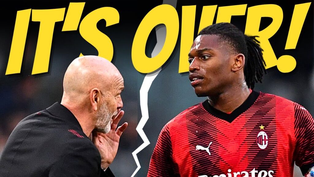 Tension visible between star Rafael Leão and Stefano Pioli at the San Siro!