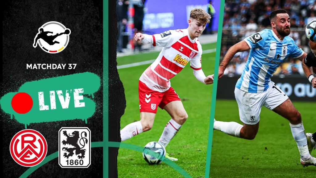 LIVE 🔴 Rot-Weiss Essen vs. 1860 München | Full Game | 3rd Division 2023/24