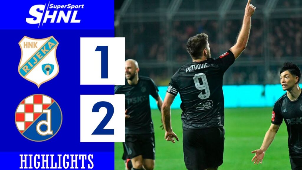 HNK Rijeka - Dinamo Zagreb 1-2 Highlights Goal | HNL 2023/24