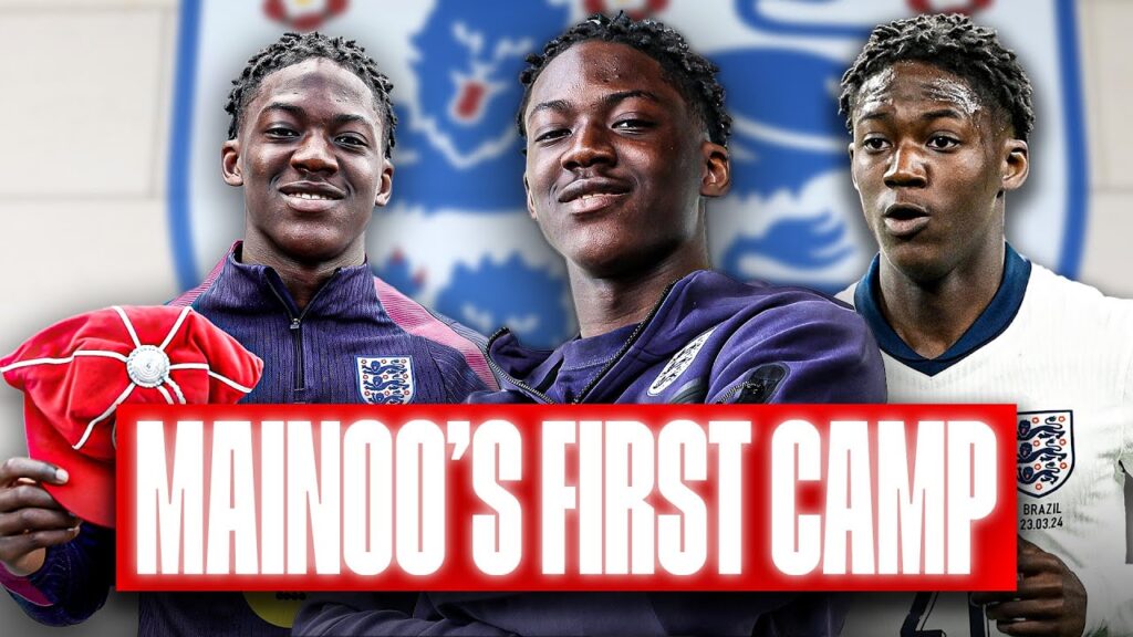Kobbie Mainoo's First Camp With The Three Lions! | England