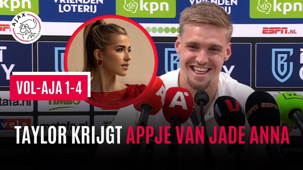 Kenneth Taylor kijkt direct na wedstrijd op zijn telefoon: 'Ik had een appje van Jade Anna'