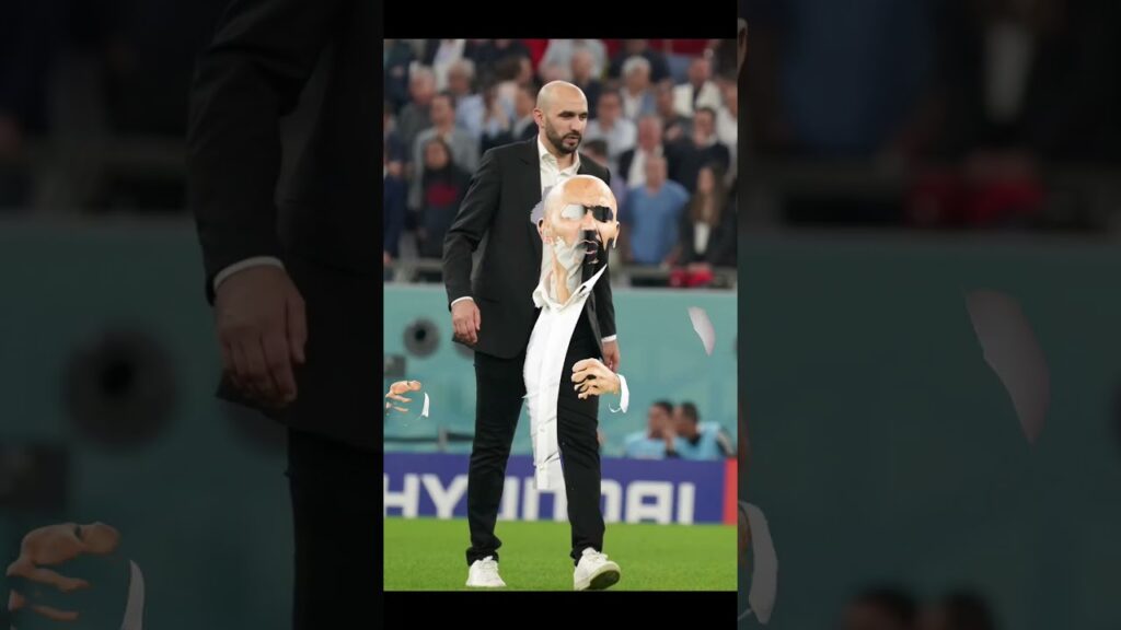 The Unstoppable Walid Regragui🔥A Masterclass in Football Skills and Tactics #shorts