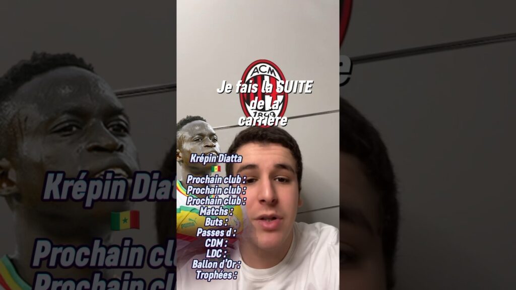 Je FAIS la SUITE DE LA CARRIÈRE de Krépin Diatta 🇸🇳