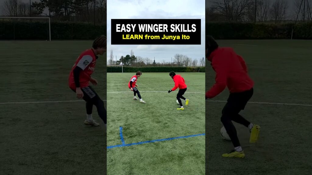 Learn five winger skills from Junya Ito!#shorts #football #soccer #footballskills #soccerskills