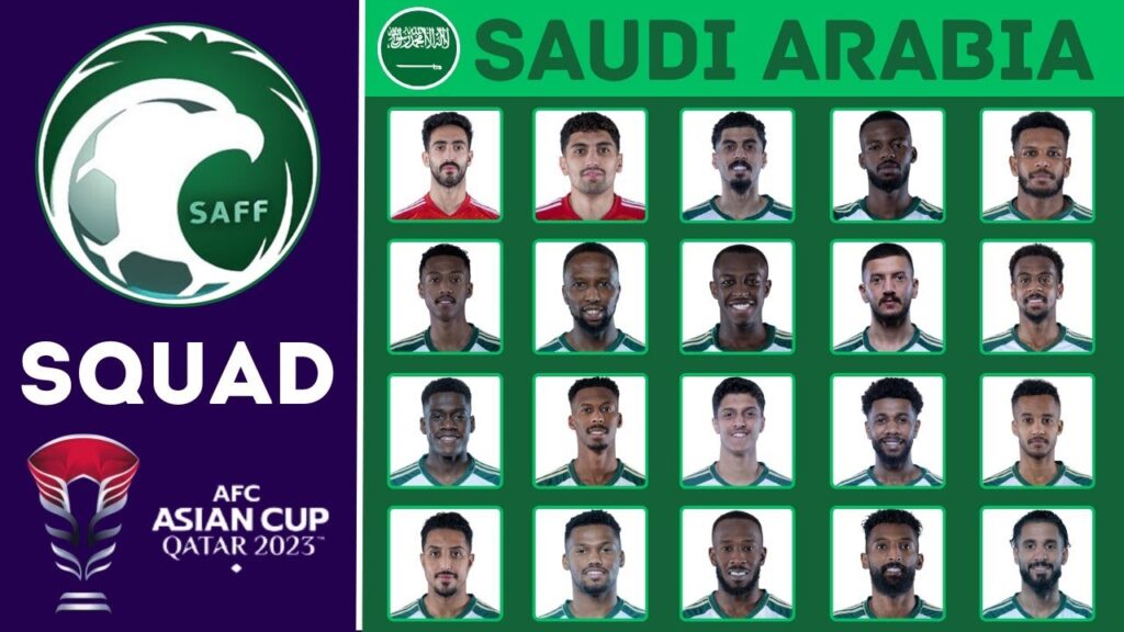 SAUDI ARABIA Official Squad AFC Asian Cup 2023 | AFC Asian Cup Qatar 2023 | FootWorld