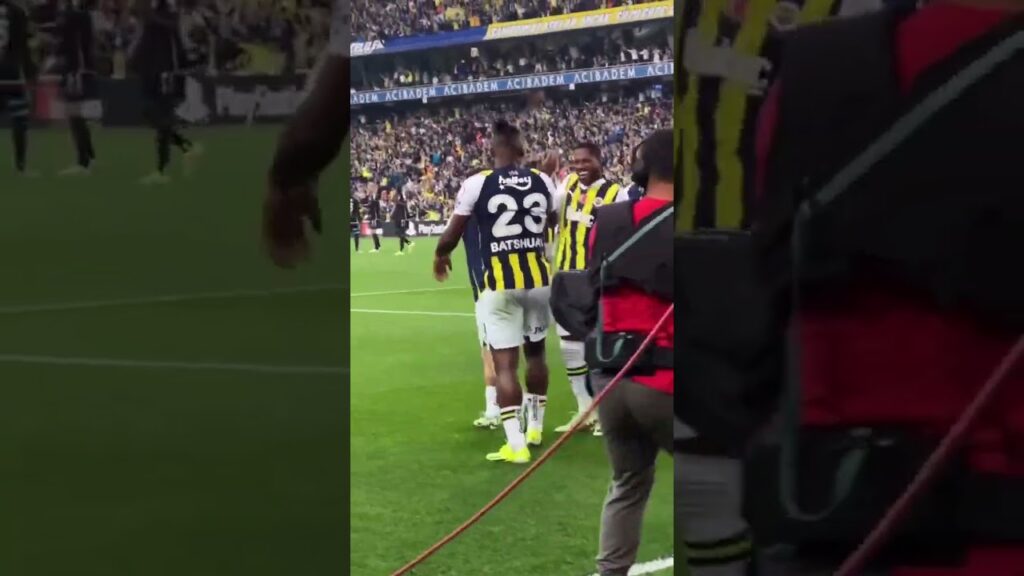 Michy Batshuayi Fenerbahçe Beşiktaş maçı attığı gol sonrası yaptığı sevinç #irfancankahveci #tadic