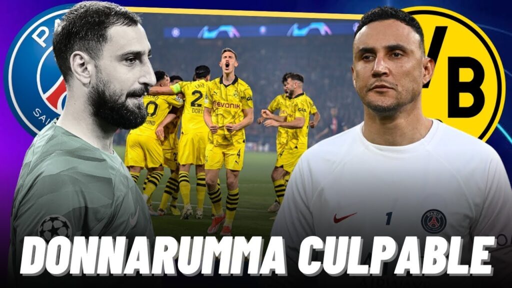 KEYLOR NAVAS MOLESTO CON DONNARUMMA TRAS SER CULPABLE DE LA ELIMINACIÓN DEL PSG ANTE EL DORTMUND🤬