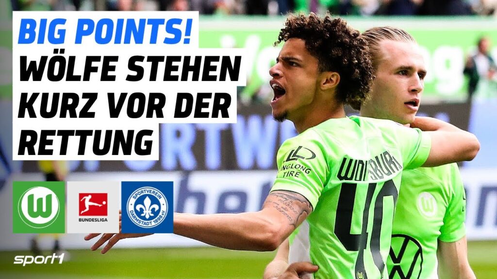 VfL Wolfsburg - SV Darmstadt 98 | Bundesliga Tore und Highlights 32. Spieltag
