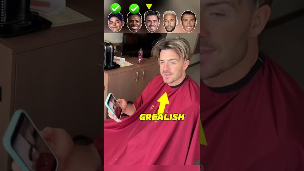 Ronaldo Jr VS Vini Jr VS Grealish VS Neymar VS Ronaldo | Haircuts💈✂️