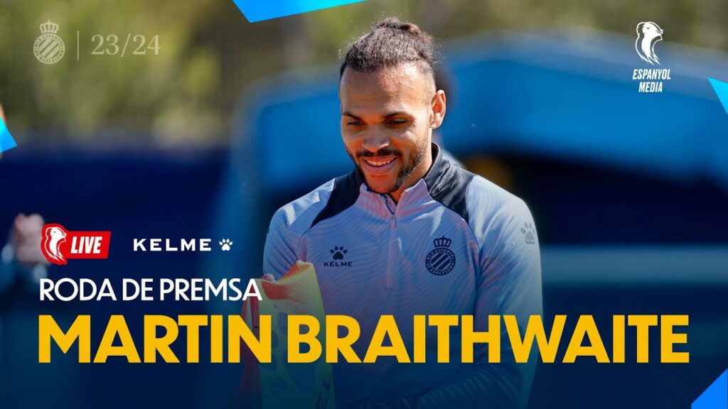 🔴 LIVE | 🎥 Roda de premsa de Martin Braithwaite | #EspanyolMEDIA