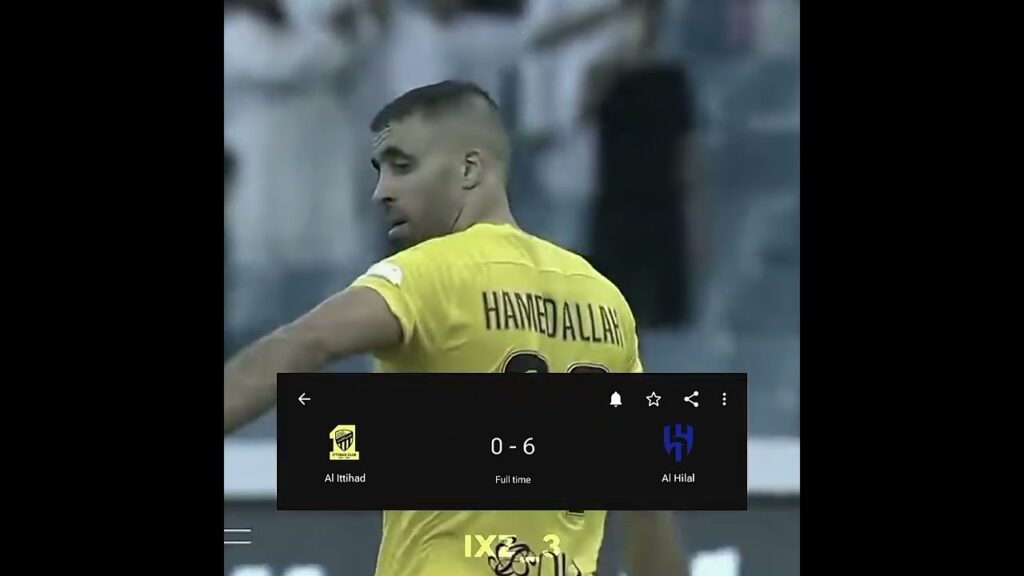 تسريب للنتيجة 😰💔🔥.!   #tiktok #الاتحاد #الهلال #تصميم