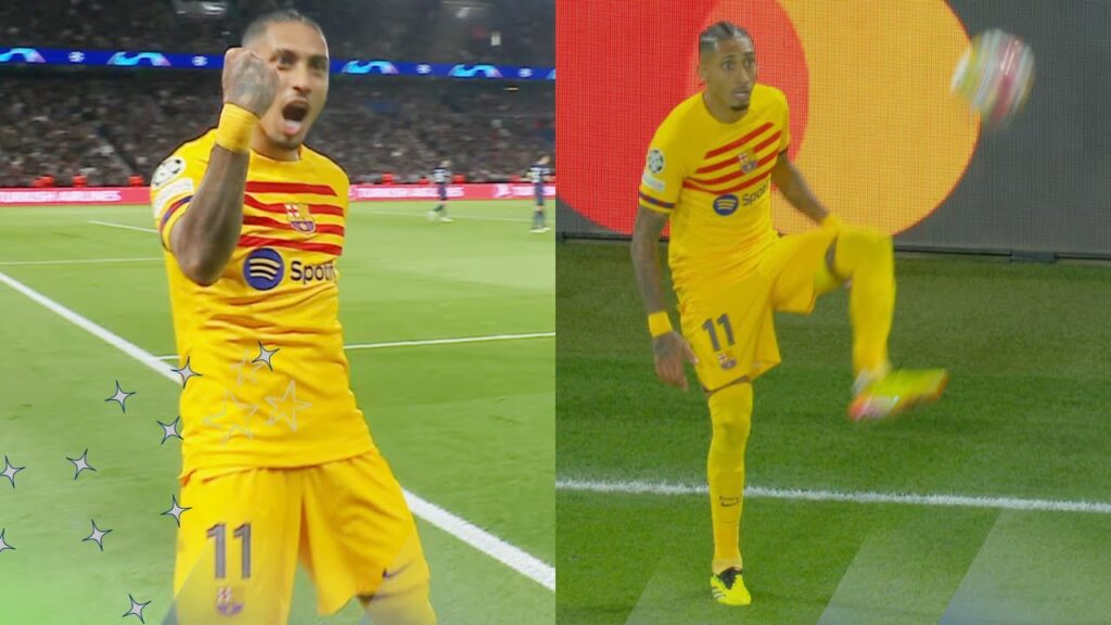 RAPHINHA MASTERCLASS VS. PSG |  UEFA Champions league - PSG vs Barcelona (2-3) HIGHLIGHTS