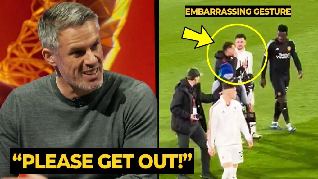 Carragher SLAMS Antony and Mason Mount for three-finger reaction at the end of the match vs Palace Carragher SLAMS Antony and Mason Mount for three-finger reaction at the end of the match vs Palace
