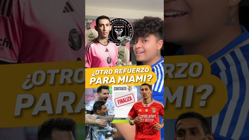 😮 Ángel Di María al Inter de Miami ⁉️ #futbol #viral #shorts #football #soccer