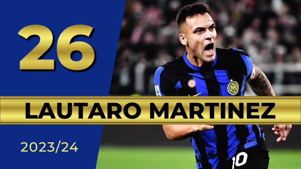 All 26 Lautaro Martinez Goals for Inter Milan So Far 2023/24 | CINEMATIC STYLE