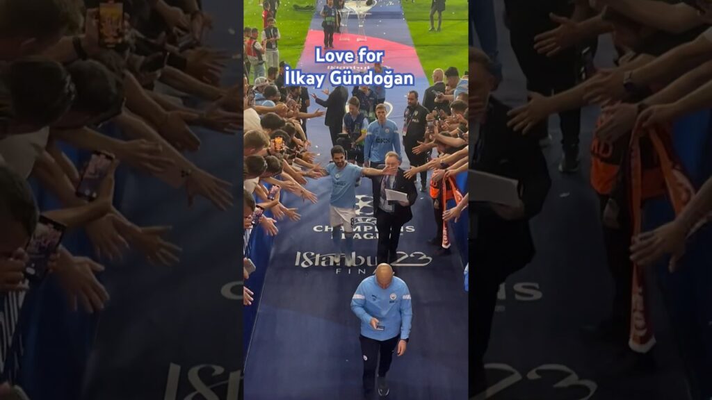 Love for Ilkay Gundogan in his last game for Manchester City Love for Ilkay Gundogan in his last game for Manchester City