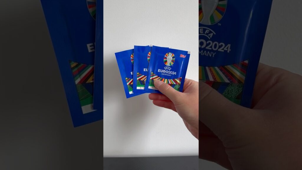 Topps Euro 2024 sticker pack opening! Can we find a gold signature sticker?!