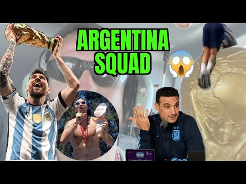 😱Fans jumping on the bus, Papu Gomez throwing off his money, drunk Scaloni😱 | ARGENTINA HOME PARADE