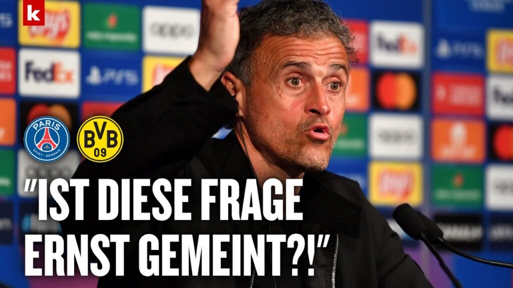 PSG ist raus! Gereizter Luis Enrique blafft Reporter an | PSG - BVB 0:1
