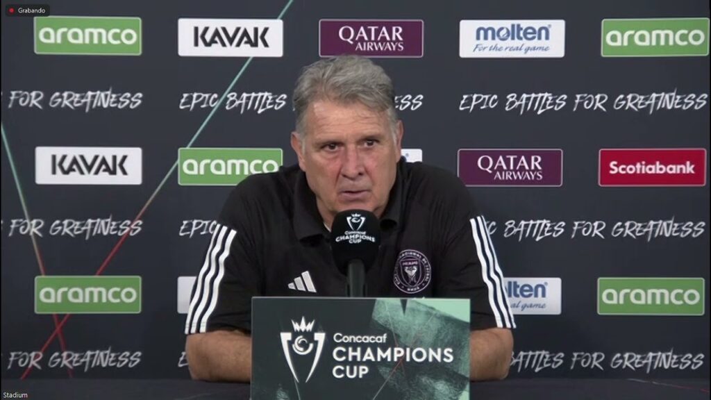 Acepta Gerardo Martino que Monterrey los superó tras la expulsión que sufrió Inter Miami