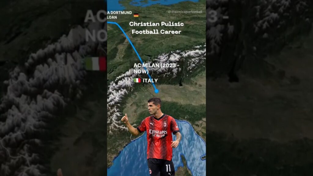 Christian Pulisic Football Career 🇺🇲 #americanfootball #pulisic #christianpulisic #footballcareer