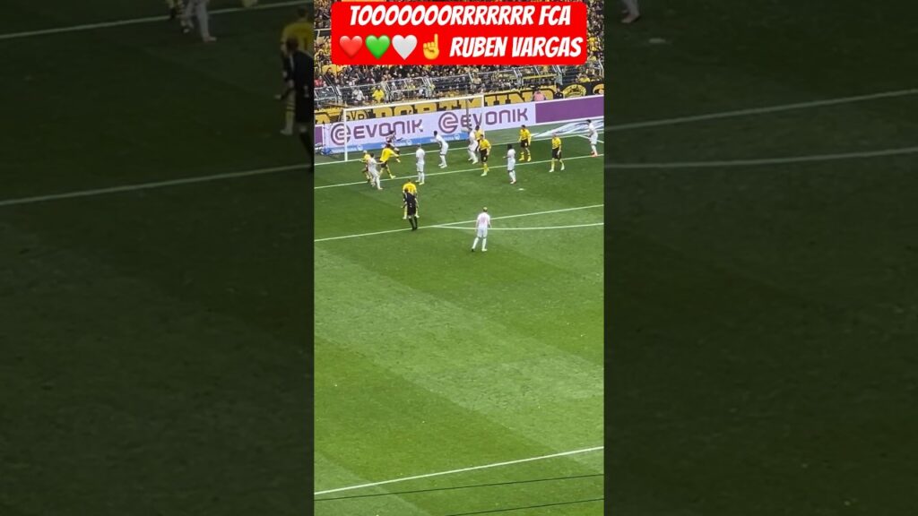 Tooooorrrrrrr FCA❤️💚🤍 Ruben Vargas - BVB Vs FC Augsburg #shorts