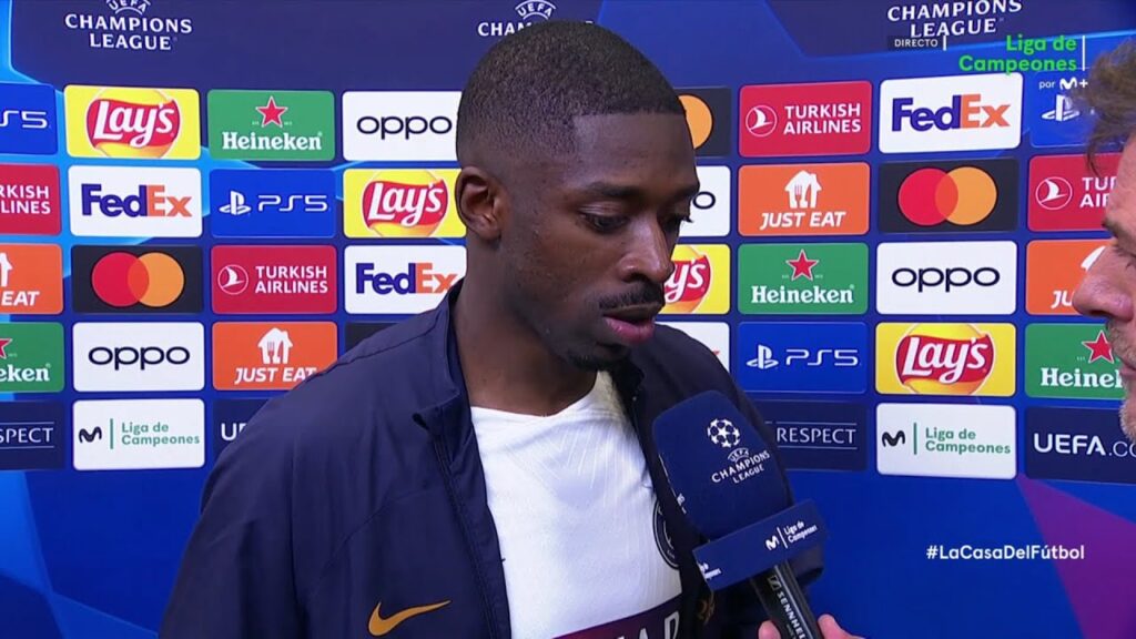 La reacción de OUSMANE DEMBÉLÉ tras eliminar al FC BARCELONA de la Champions League