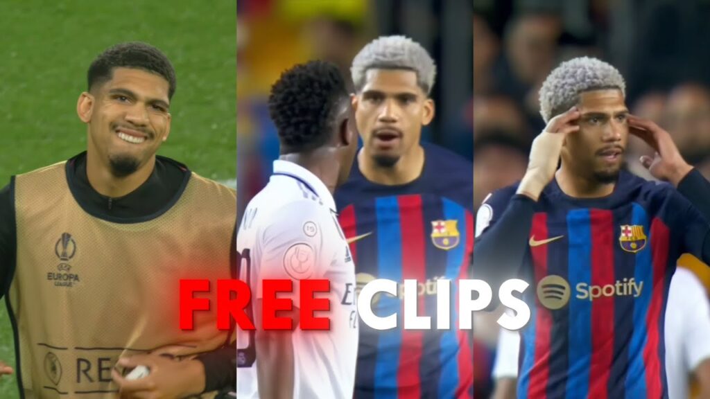 Ronald Araujo HD Free Clips For Edits