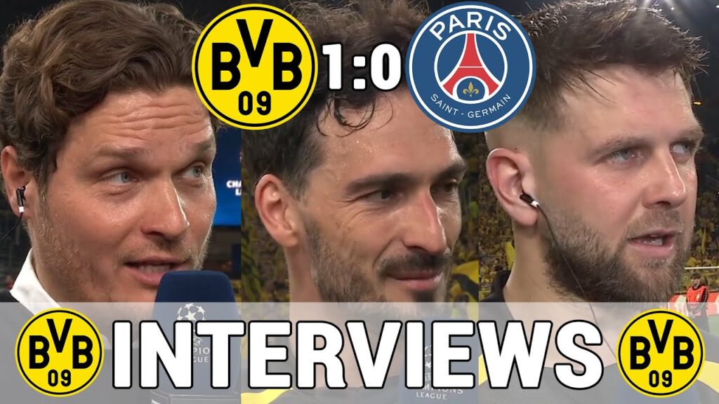 Die BVB Stimmen nach Paris: Edin Terzic, Mats Hummels & Füllkrug | CL | Borussia Dortmund 1:0 Paris