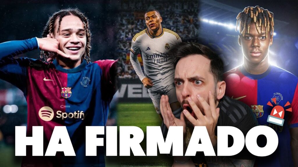 💥¡HA FIRMADO! ÚLTIMA HORA sobre MBAPPÉ, NICO WILLIAMS y XAVI SIMONS · FICHAJES BARÇA y REAL MADRID