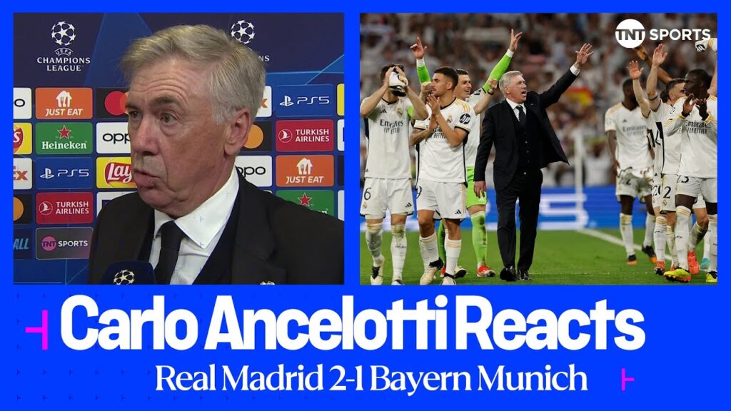 "BEST SQUAD EVER!" 😳 | Carlo Ancelotti | Real Madrid 2-1 Bayern Munich | UEFA Champions League