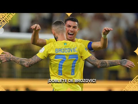 ¡DOBLETE de Marcelo Brozovic! Al Akhdoud 2-3 Al Nassr | Liga Árabe | Jornada 31