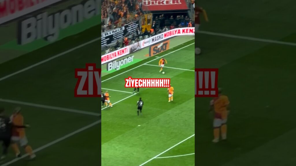 😱Hakim Ziyech’in Müthiş Çalımı Ve Gol Denemesi! #Galatasaray
